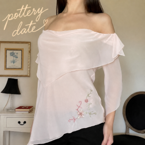 PINK CHIFFON TOP